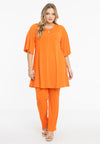 Tunic wide bottom circle sleeve DOLCE - orange