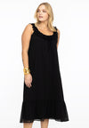 Dress frill strap VOILE - black