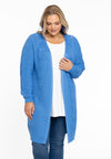 Cardigan cable KNIT - light blue