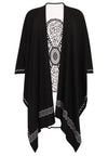 Poncho FLOWER - black - #3