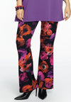 Trousers bootcut POPPY - black