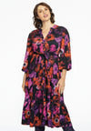 Dress puff sleeve POPPY - black