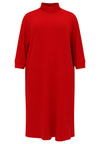 Pullover-dress RIB - red - #3