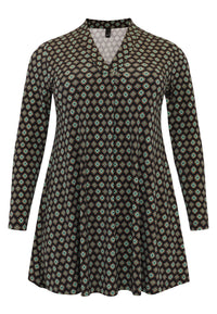 Tunic wide bottom BARONNE - black - #4