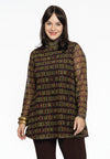 Tunic flare turtle neck INFINITY mousse - black - #1