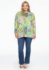 Pullover SPLIT LEAVE - pink