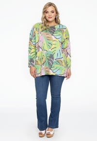 Pullover SPLIT LEAVE - pink - #1