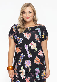Shirt wide DOLLS - black - #2
