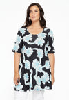 Tunic wide bottom CALYPSO - black - #1