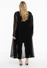 Cardigan long voile - black - #3
