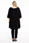 Tunic frill neck DOLCE - black