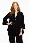 Tunic frilled DOLCE - black