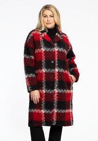 coat big CHECK - red - #2