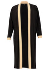 Cardigan Long Contrast Lines DOLCE - black - #4