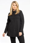 Blouse flare collar travel - Black