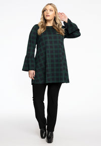 Tunic wide bottom flared cuff GILLY - black - #1