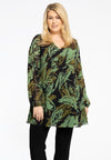 Tunic wide bottom AMAZONE - green - #2