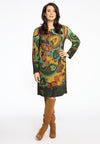 Dress round neck MAUDE - green