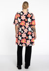 Tunic wide bottom HIBISCUS - black - #3