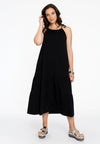Dress volant DOLCE - black