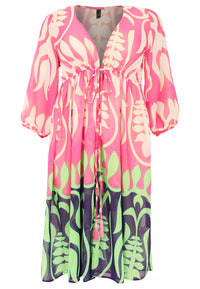 Cardigan waisttunnel CERISE - pink - #4