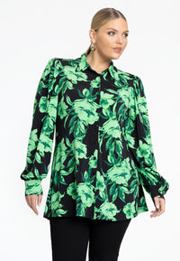 Blouse puff sleeve FLORENCE - black - #2
