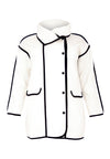 Jacket Interlock contrast - ecru - #4