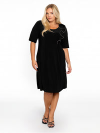 Dress A-line zipflower DOLCE - #1