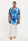 Tunic wide bottom AZZURRO - blue