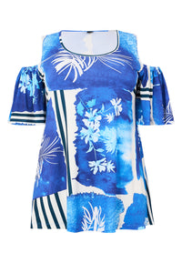 Top A-line AZZURRO - blue - #4