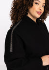 Coat with embellishments - black - #2