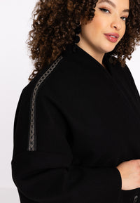 Coat with embellishments - black - #2