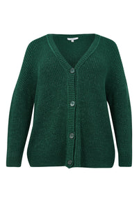 Knitted cardigan - green - #4