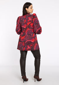 A-line blouse GLORIA - red - #2