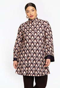 Tunic wide bottom GOCCIA - purple - #1