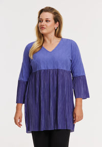 Tunic wide bottom ROMBO - light purple - #5