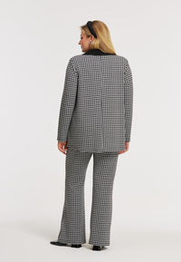 Blazer loose CHECK - black - #3