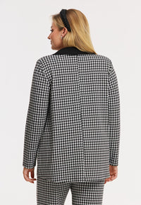 Blazer loose CHECK - black - #4