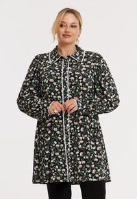 Blouse wide bottom GAROFANI - black - #1