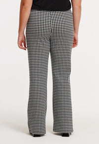 Trousers bootcut CHECK - black - #5