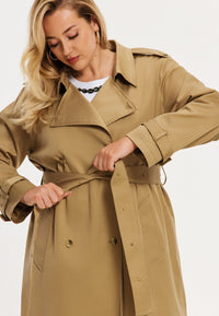 Trenchcoat studs - mid brown - #5