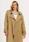 Trenchcoat studs - mid brown