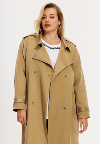 Trenchcoat studs - mid brown - #2