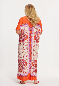 Maxi dress FLAMINGO - orange - #3
