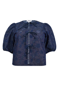 Jacket short INDIGO CUTOUT - indigo - #3