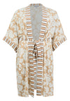 Kimono FLOWER STAMP - light brown - #3