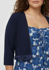 Shrug loose uni dolce - Blue