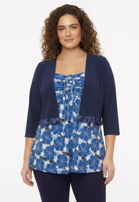 Shrug loose UNI DOLCE - blue - #1
