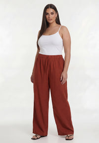 Trousers BRICK - dark red - #2
