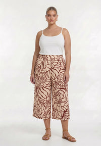 Skort midi BLOOMPOPPY - dark red - #2